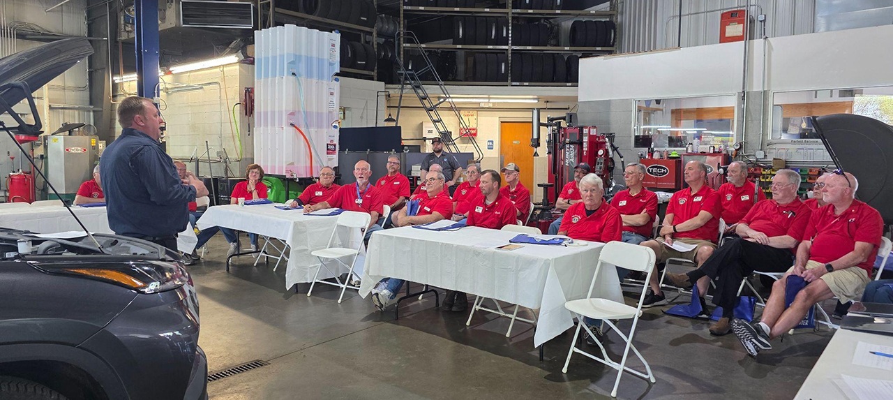 Tom's Auto Center - Car Tom's Auto Center - Mcfarland Lions Club visits our shop